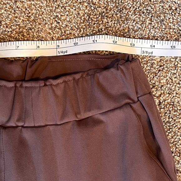 Joie Brown Casual Pull on Pant.  Side Pockets, Elastic Waistband.  Size XS - Picture 4 of 6